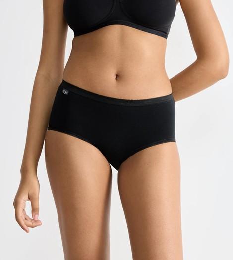 Damen Slip Basic+ Midi 2 Stück