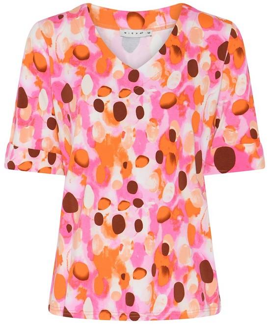 Damen T-Shirt gemustert