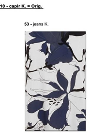 Damenkleid 3/4 Arm gemustert - 0