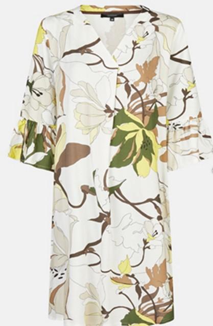 Damenkleid 3/4 Arm gemustert