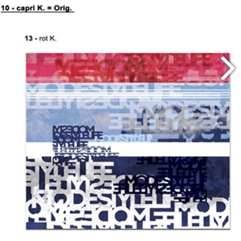 Damenshirt kurzarm gemustert - 0