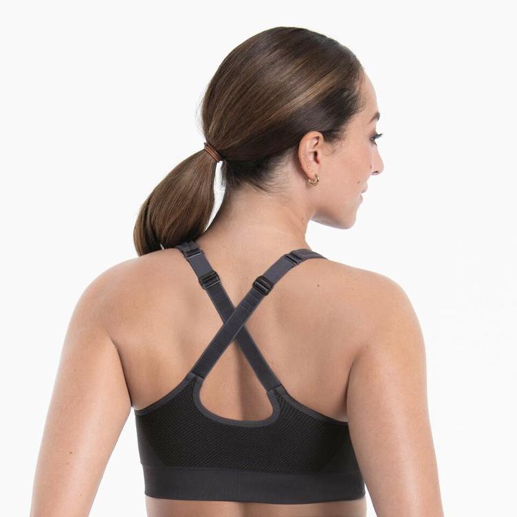 Sport-Top gemoldet Vorderverschluss carbon - 1
