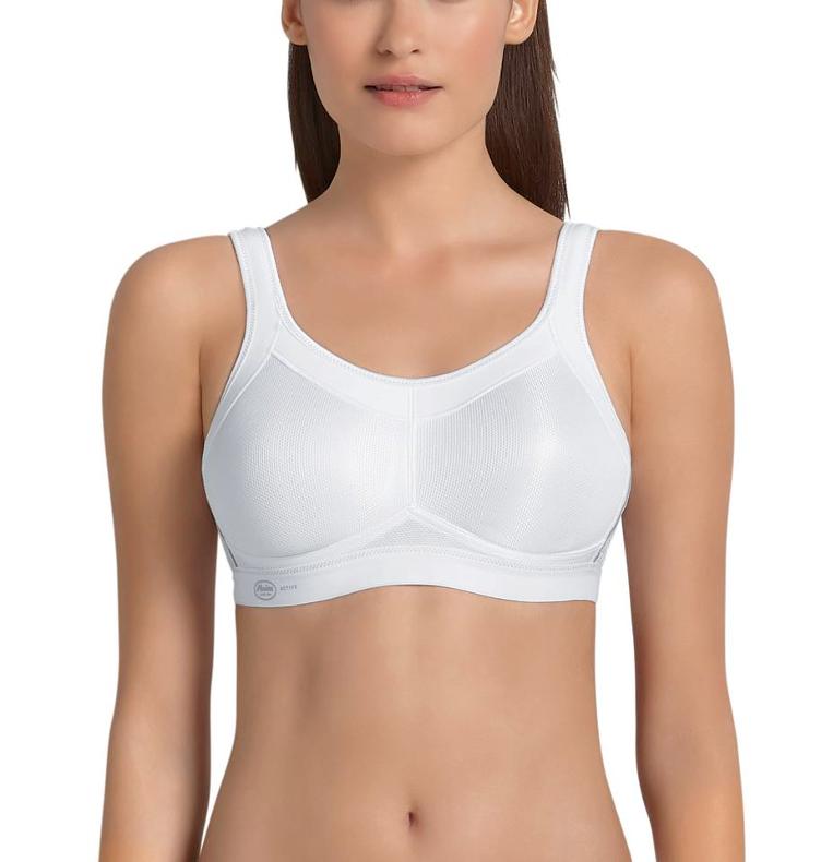 Sport-BH gemoldet white