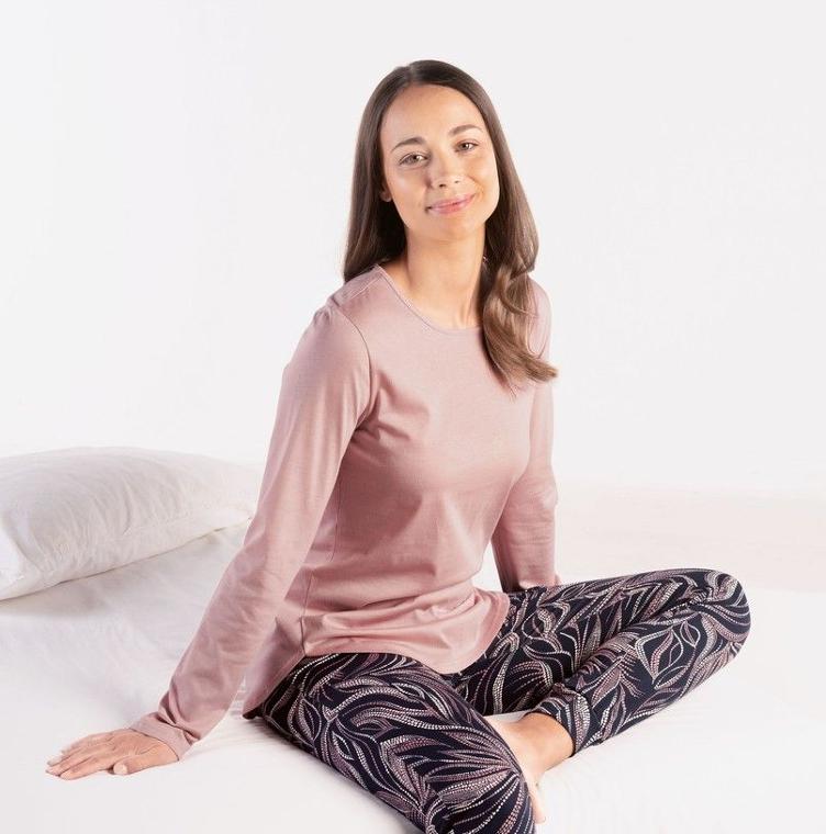 Pyjama lang Hosen gemustert
