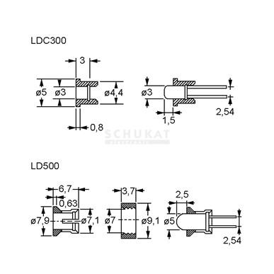 Fassung zu LED 5mm - 0