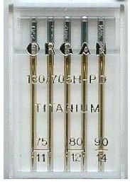 Nähmaschinen-Nadeln 5 Stk. Titan